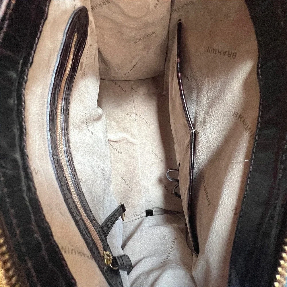 Brahmin structured satchel